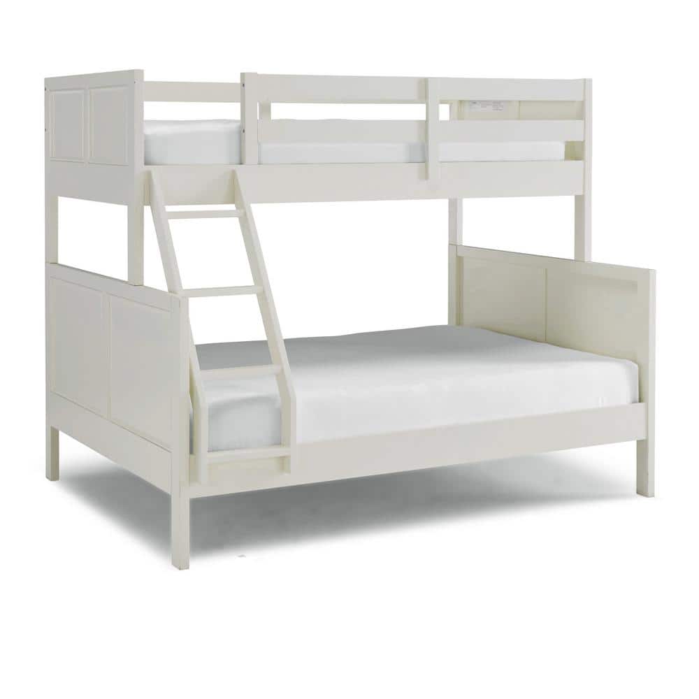 White Twin Over Full Bunk Bed, Madison Bunk Bed White