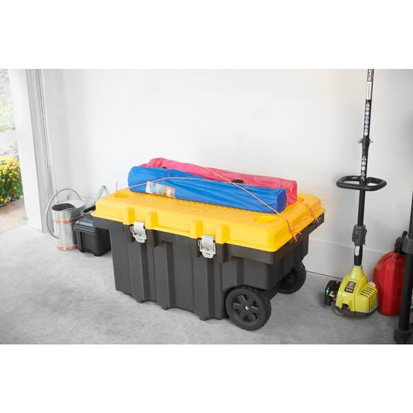 home depot rolling storage bin