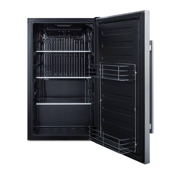 GE 19 in. 3.1 cu. ft. Mini Fridge with Freezer Compartment - Black