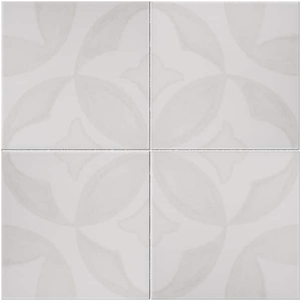 Memory Sand Beige Square 5.9 in. x 5.9 in. Matte Porcelain Floor and Wall Tile (6 sq. ft. /Case)