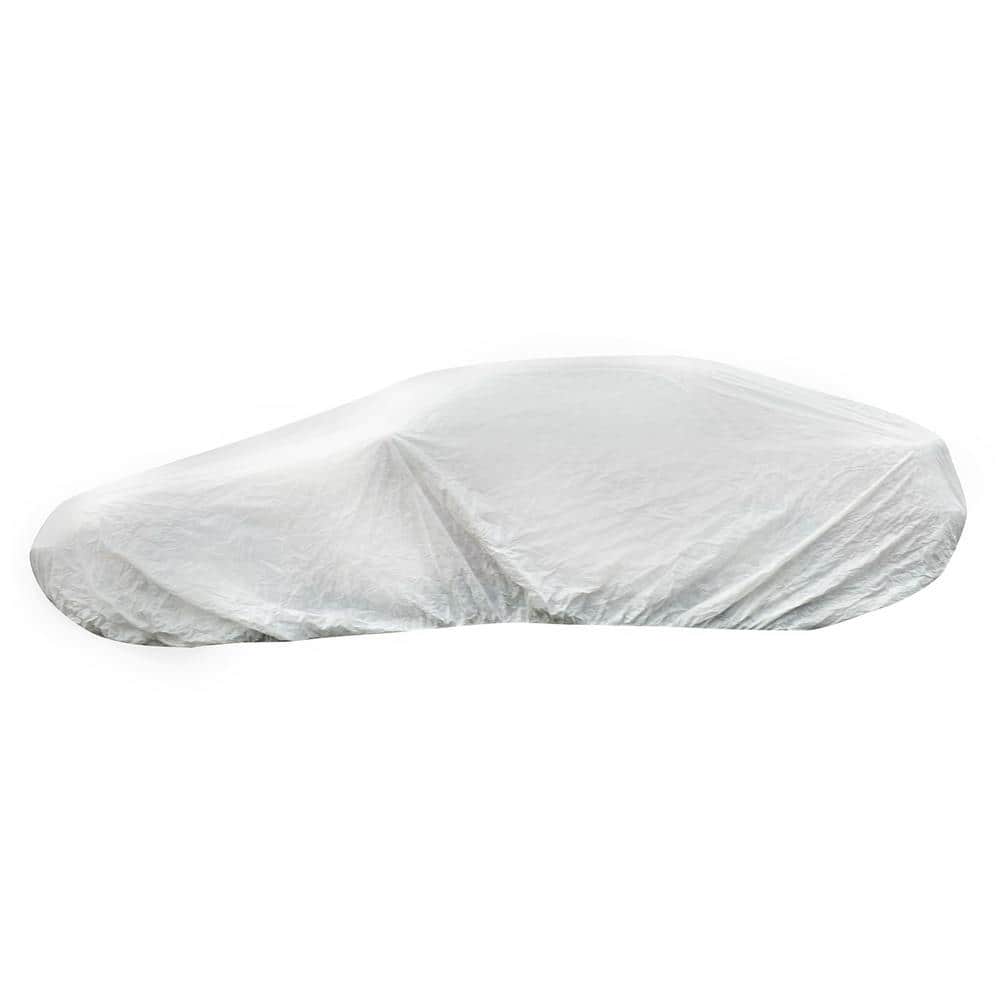 SuperTuff White Plastic One Size Car Cover