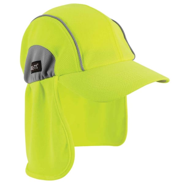 Chil-Its 6650 Lime High Performance Hat with Neck Shade