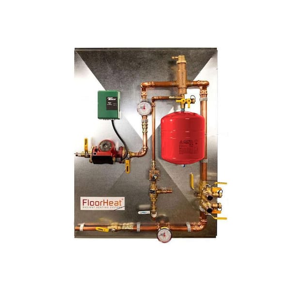 FloorHeat 1-Zone Preassembled Radiant Heat Distribution/Control Panel System