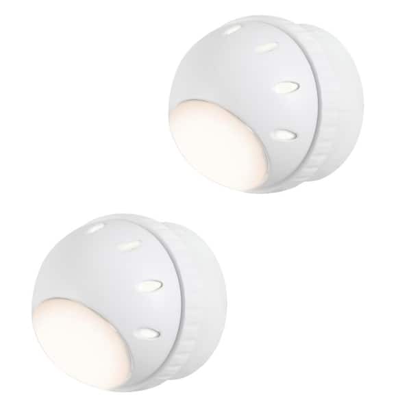 GE 0.5-Watt 360° Rotational Spotlight Plug In Light Sensing Integrated LED Night Light