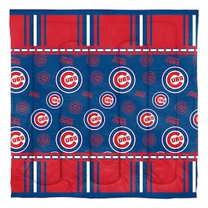 Chicago Cubs Rotary 5-Piece Multi-Colored Queen Size Polyester Bed in a Bag Set