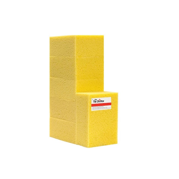 The Tile Doctor Pro Epoxy Sweepex Sponge Tile Grout Sponge Polyester (6-Pack)