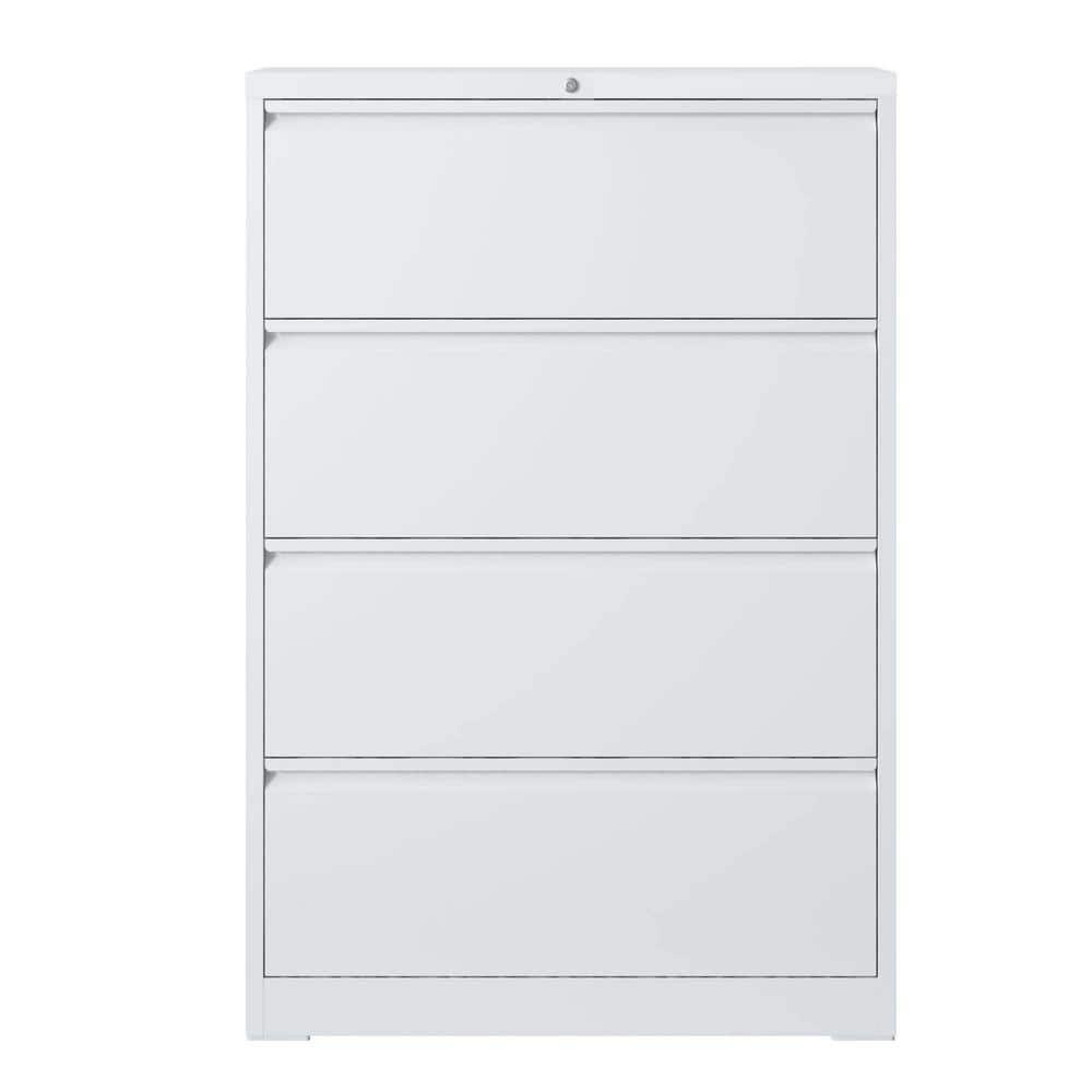 35.43 in. W x 15.75 in. D x 52.28 in. H in White Assembled Flex Wall Cabinet with 4 Drawer price history on PriceWatchPro