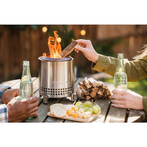 Solo Stove Mesa XL - 7.6 in. x 8.6 in. Stainless Steel Wood