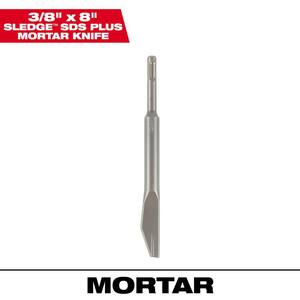 3/8 in. x 8 in. SDS-PLUS SLEDGE Steel Mortar Knife Chisel Bit