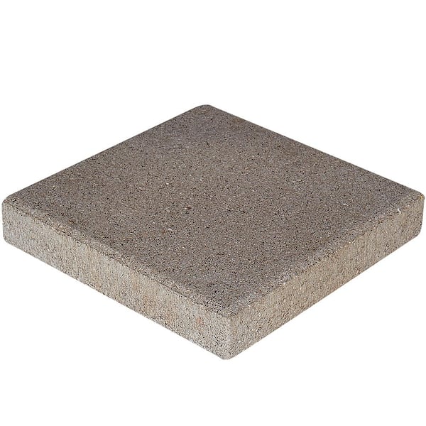 12 in. x 12 in. x 1.57 in. Pewter Square Concrete Step Stone (168-Pieces/168 sq. ft. /Pallet)