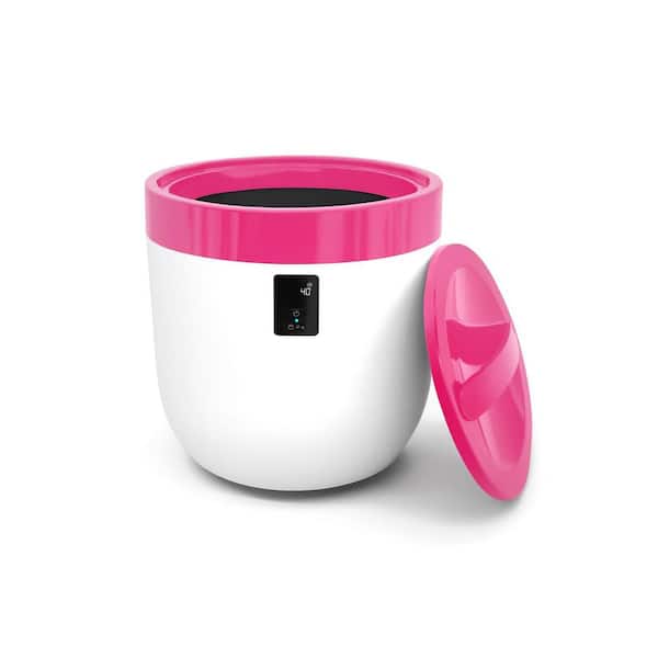 Electric Bucket Towel Warmer-Timer 20/40/60/90min, 12L Capacity, Pink-SLTLWS650