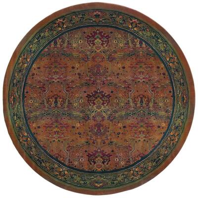 Peace Clay 6 ft. x 6 ft. Round Area Rug