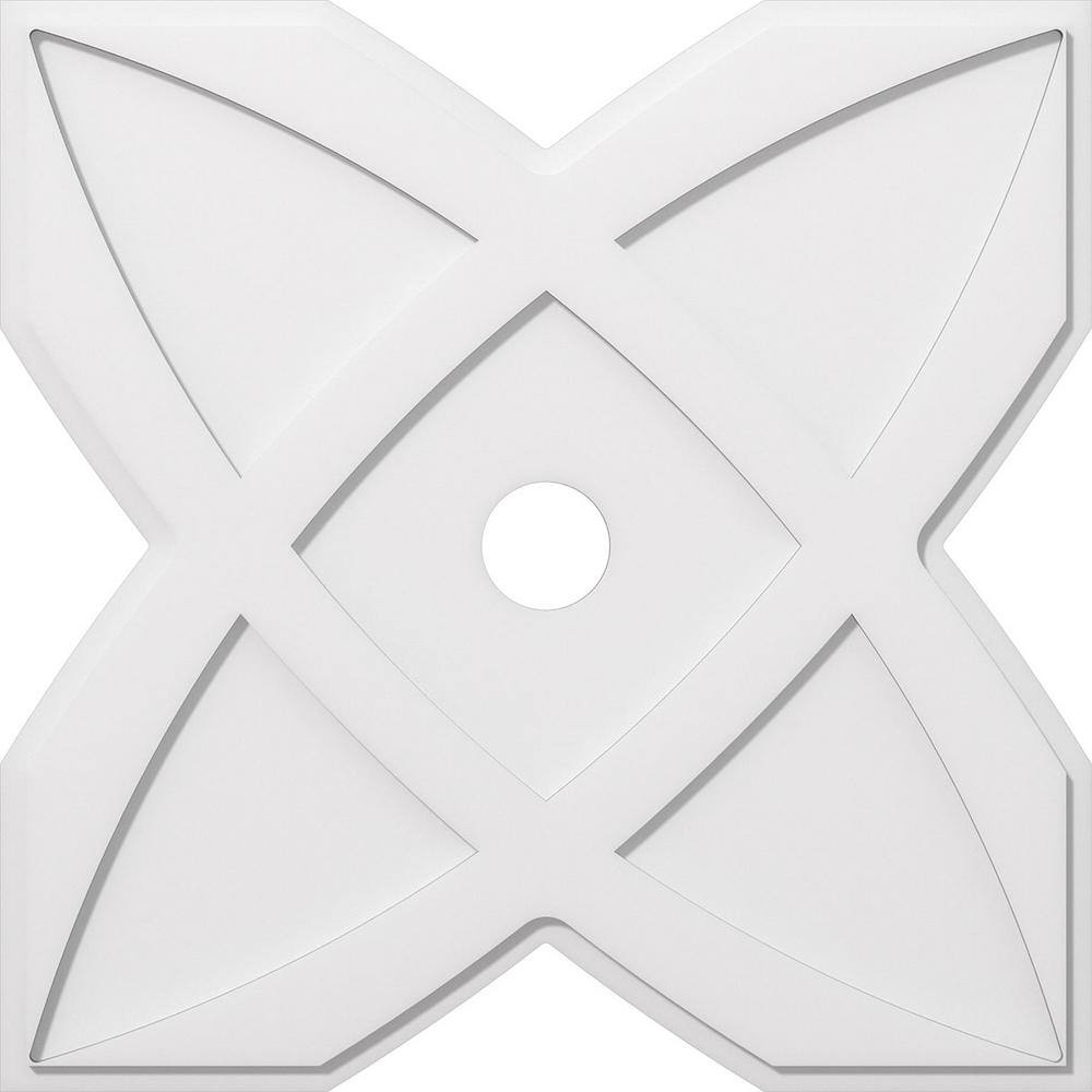 1 in. P X 11-3/4 in. C X 34 in. OD X 4 in. ID Titus Architectural Grade PVC Contemporary Ceiling Medallion price history on PriceWatchPro