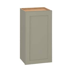 Westfield Dusk Gray Shaker Stock Assembled Wall Kitchen Cabinet (15 in. W x 12 in. D x 30 in. H)