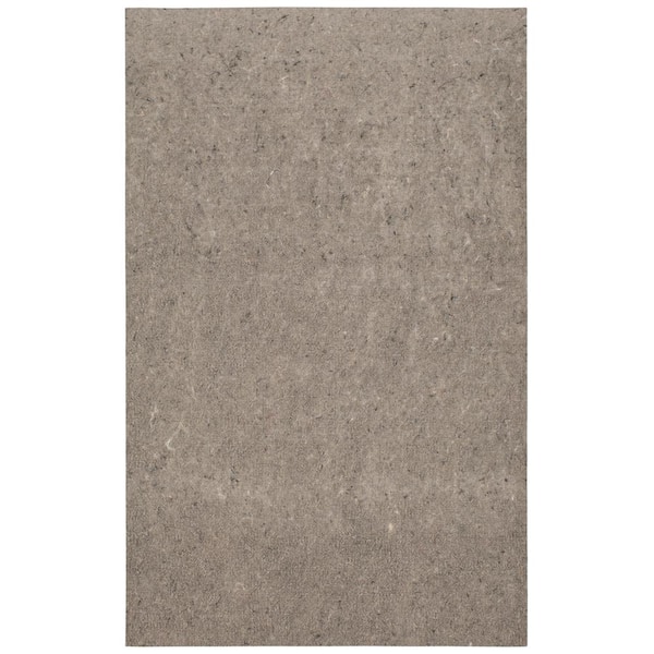 12 ft. x 15 ft. Dual Surface Grey Felted Reversible Pet Proof Rug Pad