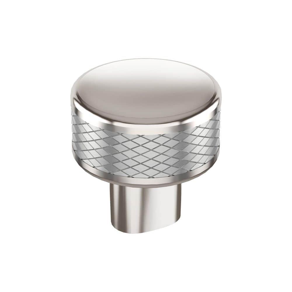 Esquire 1-1/4 in. (32 mm) Diameter Polished Nickel/Stainless Steel Round Cabinet Knob price history on PriceWatchPro