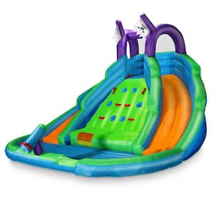 Cloud 9 Bounce House with Blower, Climbing Wall, Water Slide, and Pool