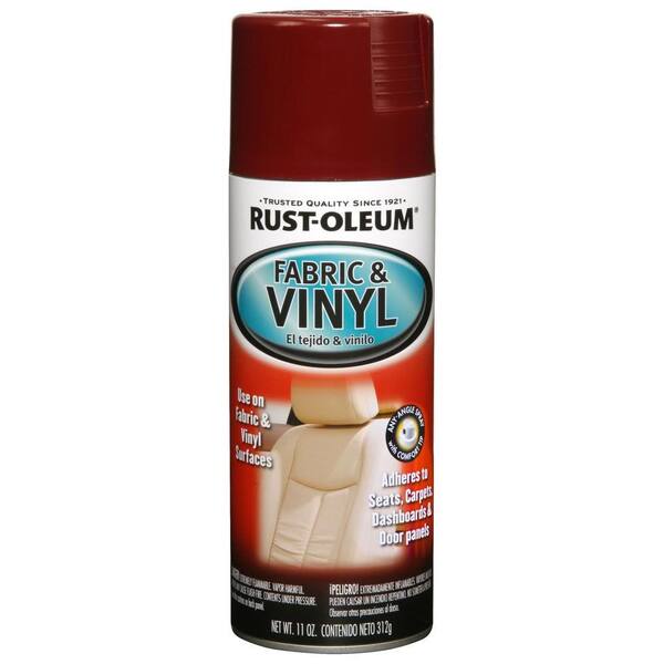 Rust-Oleum Automotive 11 oz. Burgundy Vinyl and Fabric Spray (Case of 6)