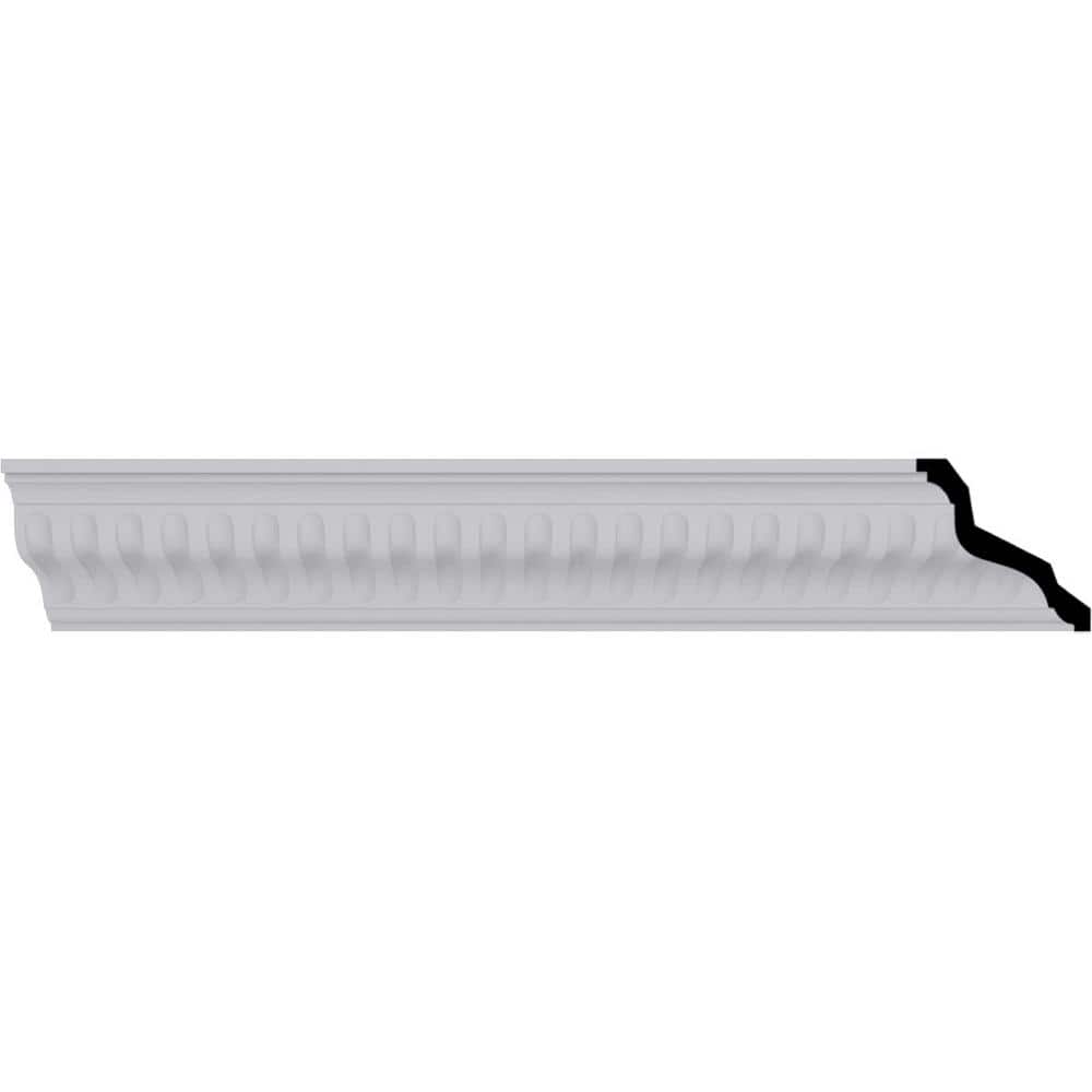 Linus White Polyurethane Crown Moulding 94.5"