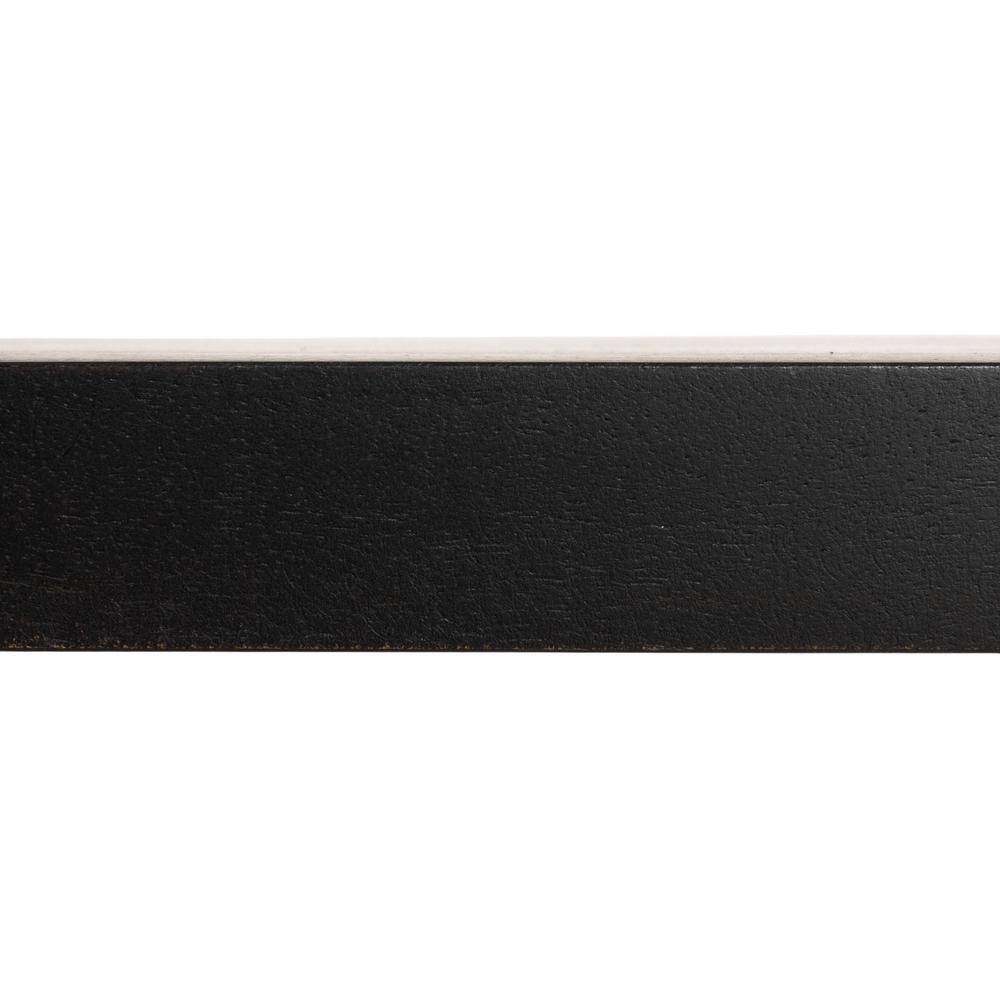 45 in Black Mango Wood Waterfall Edge Coffee Table