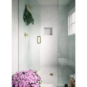 Carrara Penny Round 12 in. x 12 in. x 6mm Matte Porcelain Mesh-Mounted Mosaic Tile (14.4 sq. ft./Case)