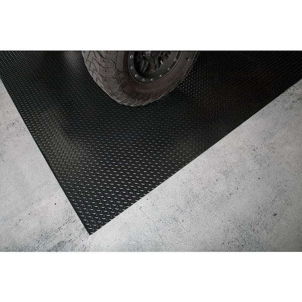 Diamond Pattern Rollout Garage Floor Mats