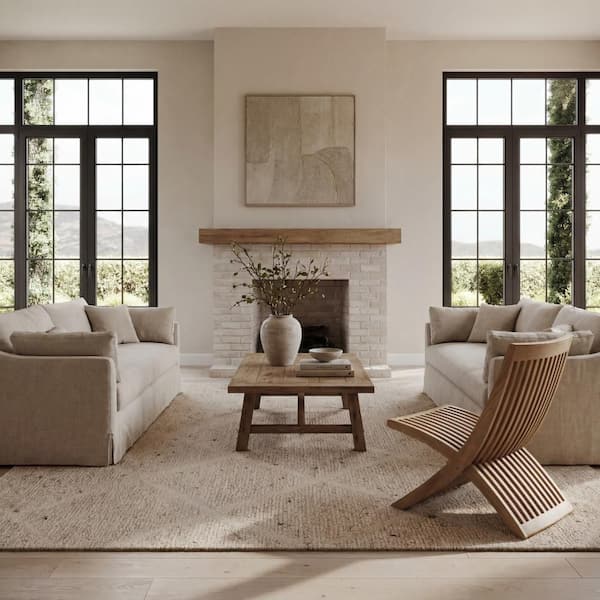 Julina Trellis Bohemian Wool Area Sand 3 ft. x 5 ft. Indoor Area Rug