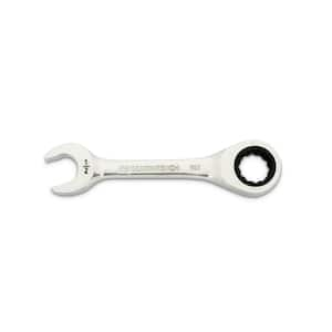 1/2 in. 90-Tooth 12 Point Stubby Ratcheting Combination Wrench