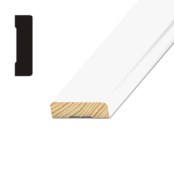 Kelleher Round Edge 9/16 in. x 2-1/4 in. Primed Pine Casing Molding