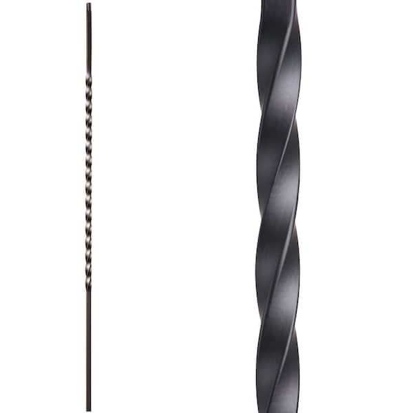 Twist Series 1/2 Square x 44H Double Twist Hollow Iron Baluster (900