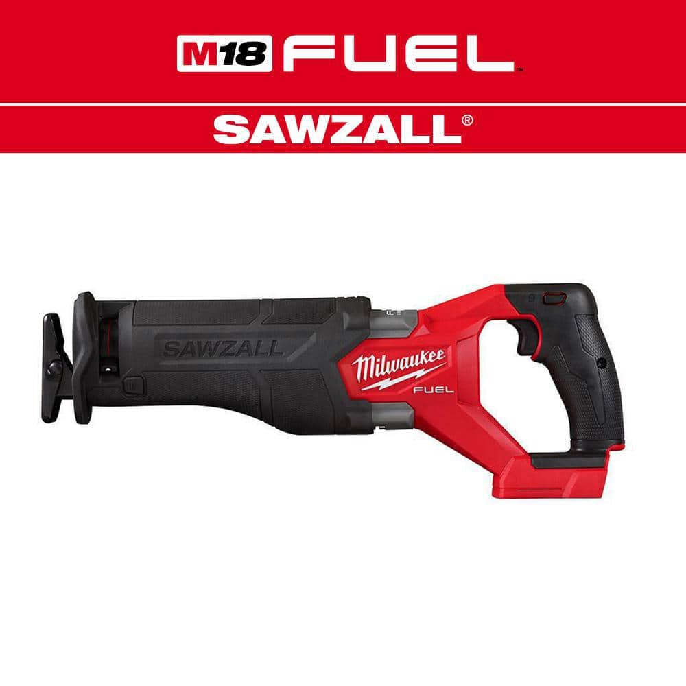 Milwaukee M18 FUEL GEN-2 18V Lithium-Ion Brushless Cordless SAWZALL  Reciprocating Saw (Tool-Only) 2821-20 - The Home Depot
