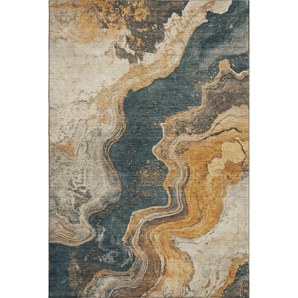 Mayfield Premium Machine Washable Abstract AMF1907 Linen 8 ft. x 10 ft. Area Rug price history on PriceWatchPro