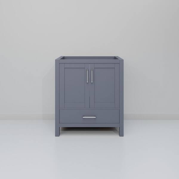 ◇THIRTY TWO SIZE23cm◇ Lexora Jacques 30 in. W x 22 in. D Dark Grey Bath Vanity without