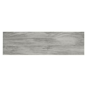 Oak Grey 7 in. x 24 in. Porcelain Floor and Wall Tile (19.38 sq. ft. / case)