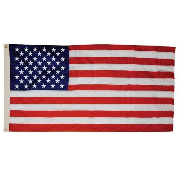 Valley Forge Flag 5 ft. x 9-1/2 ft. Nylon G-Spec U.S. Flag