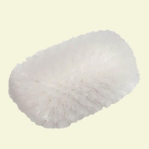 6 in. x 10.5 in. Nylon White Tank Brush (Case of 12)