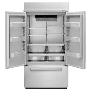 20.8 cu. ft. Built-In French Door Refrigerator in Panel Ready with Platinum Interior