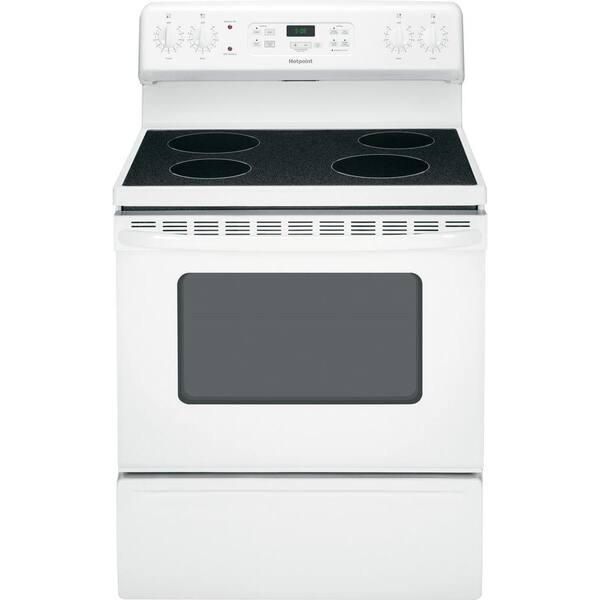 Hotpoint 5.0 cu. ft. Electric Range in White