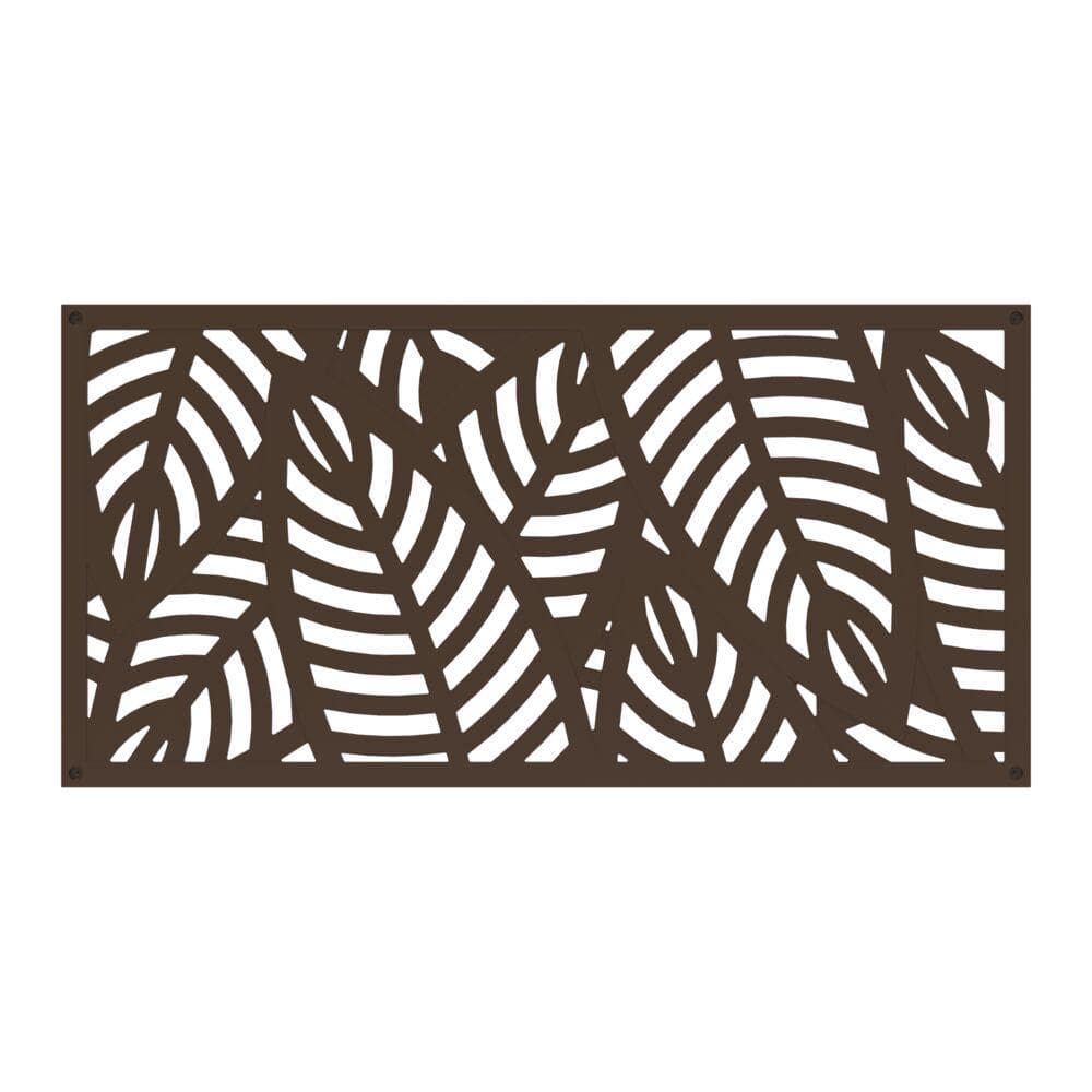 Sanibel Umber Polypropylene Decorative Screen Panel, 2 ft x 4 ft