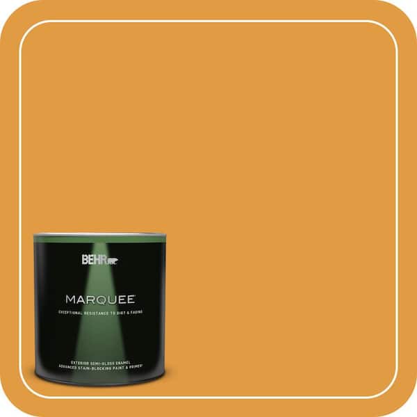 BEHR MARQUEE 1 qt. #T18-05 Life Is Good Semi-Gloss Enamel Exterior Paint & Primer
