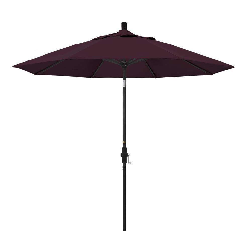 9 ft. Aluminum Collar Tilt Patio Umbrella in Purple Pacifica price history on PriceWatchPro