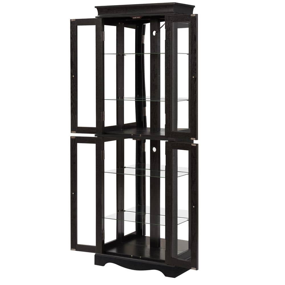 23.82 in. W x 11.81 in. D x 70.08 in. H Bathroom Black Linen Cabinet price history on PriceWatchPro