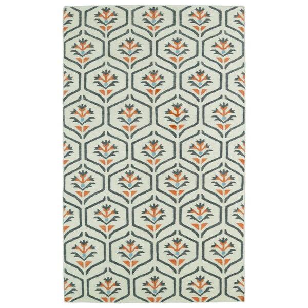 Kaleen Glam Coral 9 ft. x 12 ft. Area Rug
