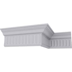 SAMPLE - 2-1/4 in. x 12 in. x 4 in. Polyurethane Viceroy Crown Moulding