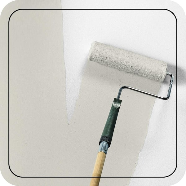 1 gal. #GR-W11 Silver Ash Eggshell Enamel EcoMix Plant-Based Interior Paint & Primer
