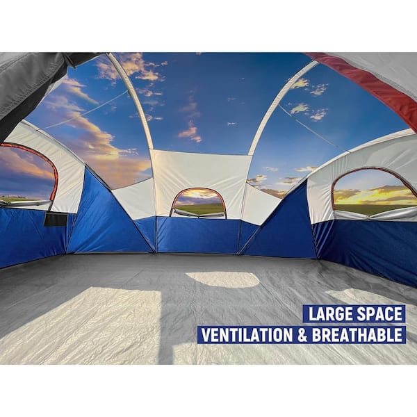 10 Person Camping Tent Portable Set Family Tent Camp