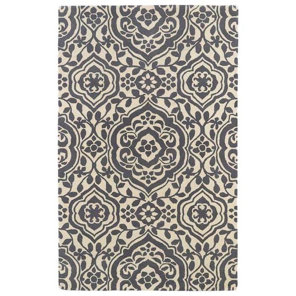 Kaleen Evolution Grey 2 ft. x 3 ft. Area Rug