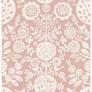 Pink Anya Peel and Stick Wallpaper Sample