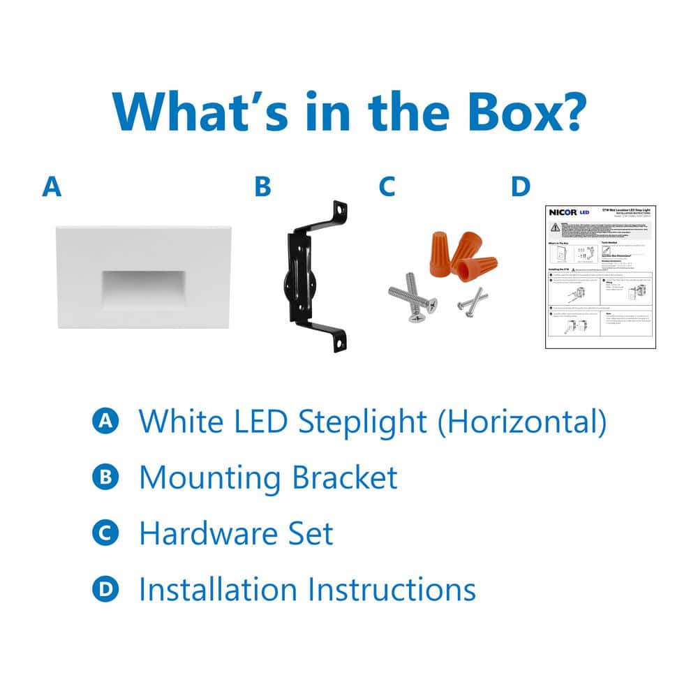 White Matte Aluminum LED Pathway Step Light