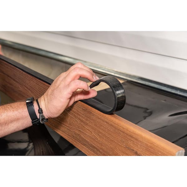Trex Black Under Deck Ceiling Wall Flashing